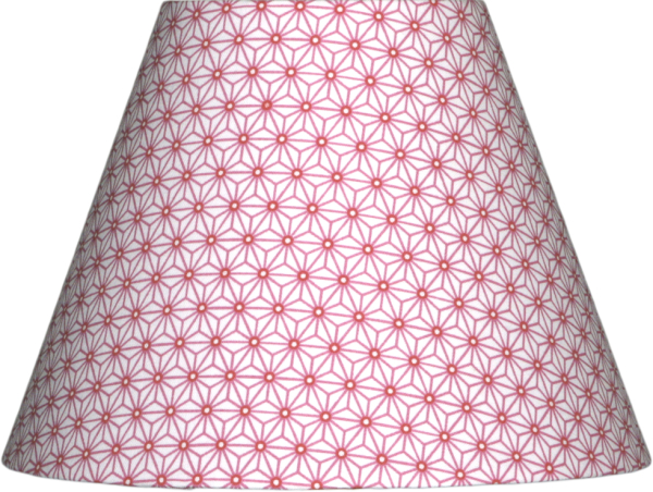 Lampenschirm gemustert Ecken Punkte  M